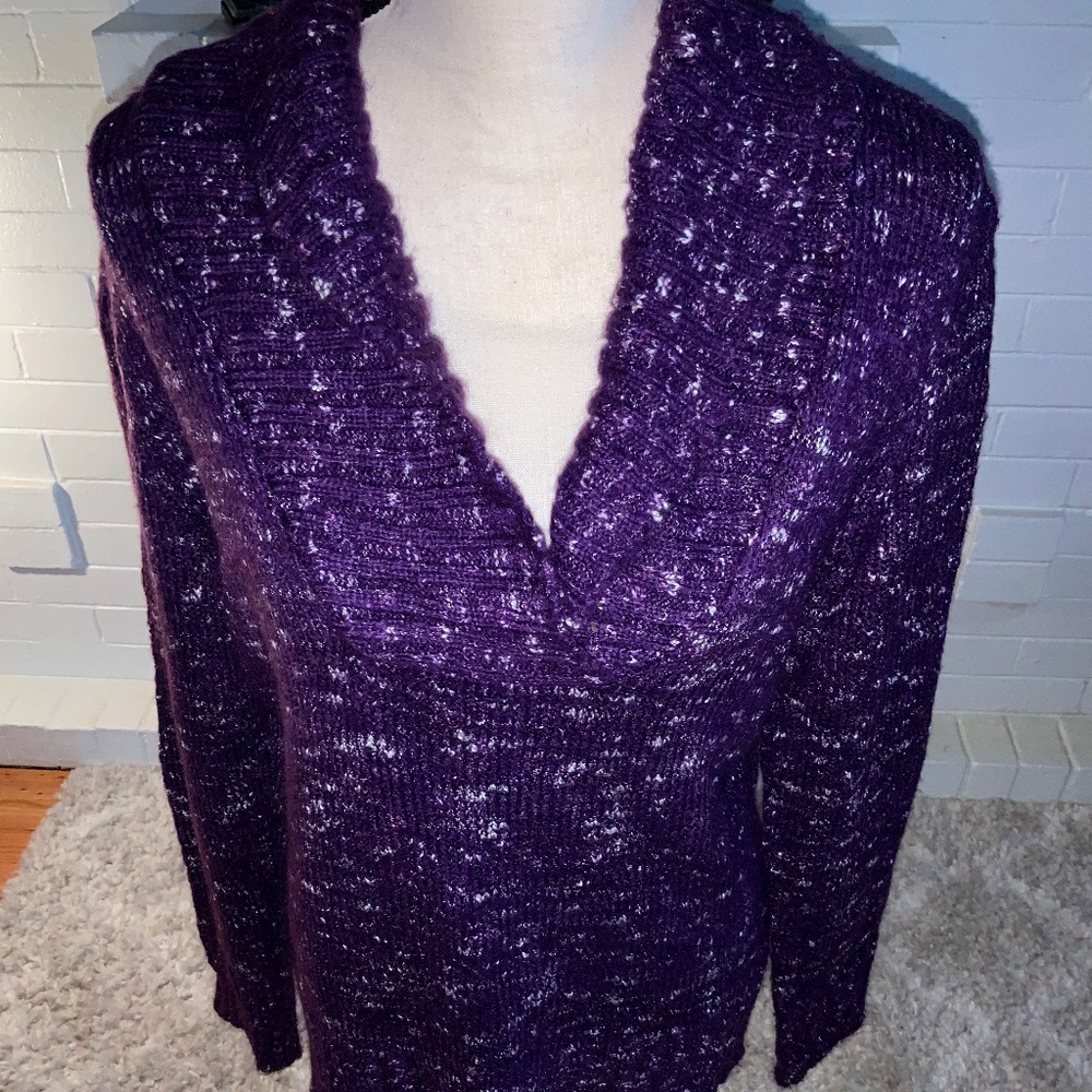 Yarn Art Purple Pullover Sweater
